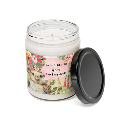 I Wet My Plants Scented Soy Candle, 9oz