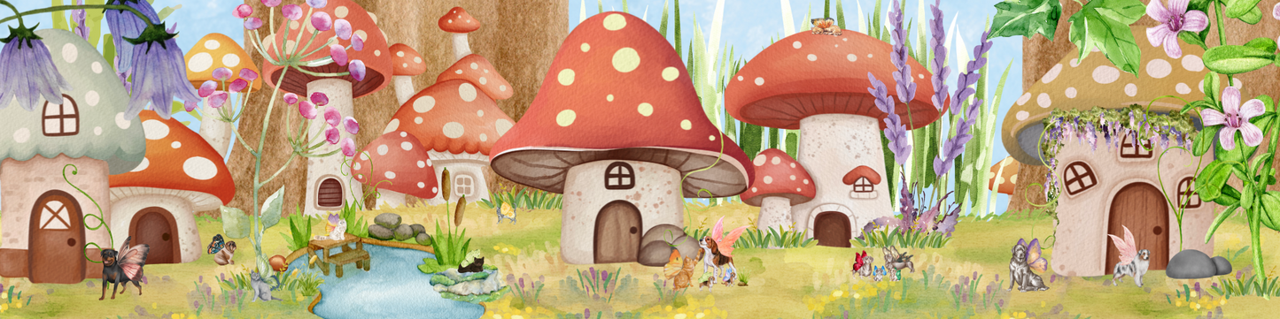 FlutterShroom Village Bookmark