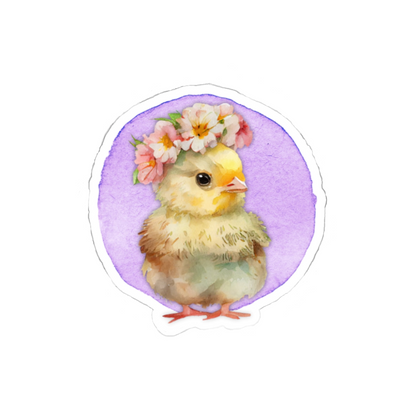 Spring Chick Die-Cut Sticker