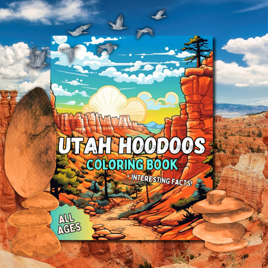 Utah Hoodoos Coloring Book - DIGITAL DOWNLOAD